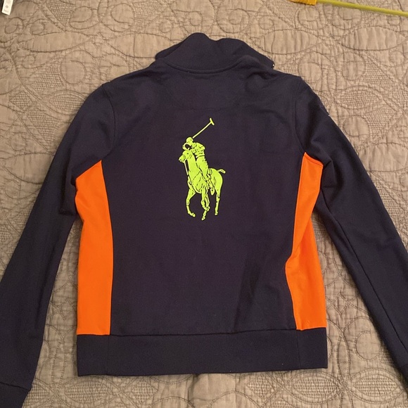 Ralph Lauren sweatshirt jacket Small with US Open 2011 logo. Like New - Picture 4 of 4